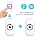 Adoric Life Wireless Doorbell Waterproof Door Bell Kit, 1000 Feet Operating, 36 Chimes, 4 Level Volume, LED Indicator, 1 Plug-In Receiver & 1 Push Button Transmitter