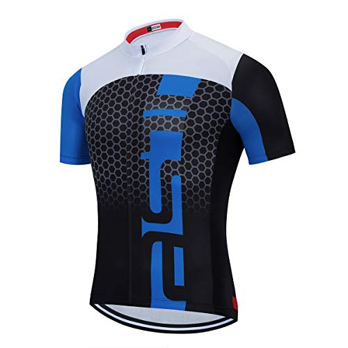 Cycling Jersey Men, Summer Short Sleeved Bike