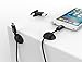 Cable Clips Cord Management System [8 pcs, Triple Slots], JOTO Cable Wire Clip Desk Wall Desktop Cable Organizer, Computer, Electrical, Charging or Mouse Cord Holder (Black)