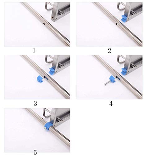 Trolley Medical, Stainless Steel Medical Cart, Assemble Small Surgical Cart, Rescue Vehicle Instrument Change Vehicles, Load 100 Kg - Thumbnail 7
