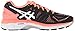 ASICS Women's Gel-Kayano 23 Track Shoe, Black/Silver/Flash Coral, 8.5 M US
