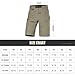 FREE SOLDIER Men's Cargo Hiking Shorts with Belt Lightweight Quick Dry Tactical Shorts with Pockets for Casual Work Golf