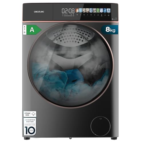 Cecotec Waschtrockner 8-5 kg Bolero Wash&Dry 85900 Inverter Steel