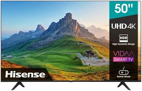 Hisense 50 Inch TV 4K HDR Smart Dolby Vision And Atmos - 50E6G 