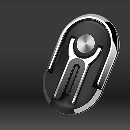 REALCASE Multipurpose Mobile Phone Holder 360° Rotating Ring Air Outlet Phone Holder Universal Mobile Phone Bracket-Blac
