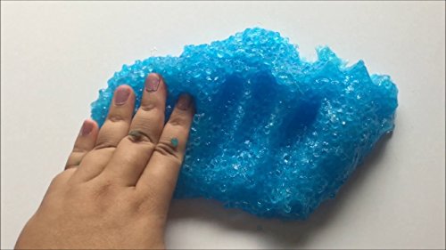 Clear Slushie beads for Crunchy Slime, Crunchy Slime Beads, 12 oz (340g) 3-4mm FDA Food grade plastic fishbowl slime beads