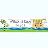 Noah's Ark Baby Shower 5 Ft. Large Personalized Banner