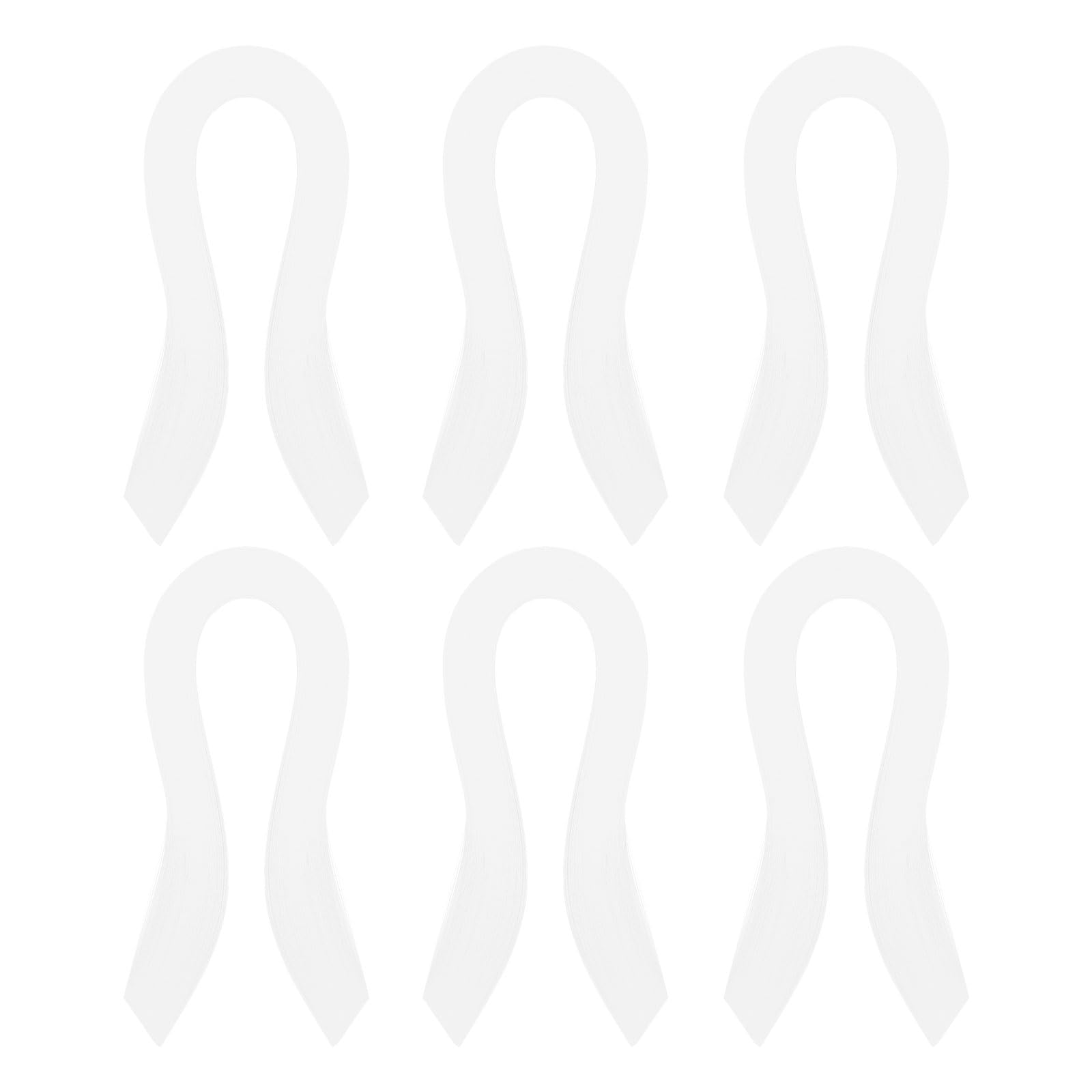 PATIKIL Quilling Strips Paper 720pcs 1.5mm 39cm Origami Paper Quilling Kits for Adults Beginner Art DIY Craft Christmas, White