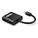 UNITEK Gold Plated Mini Display Port DP (Thunderbolt 2 Port Compatible) to VGA, Full HD Adapter Converter for Apple MacBook Air, iMac, Mac Mini, Mac Pro, Google Chromebook, Surface Book
