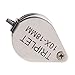 10X Magnifier,Saim Silver Jewelers Eye Loupe Magnifying Glass Powerful Doublet, Chrome Plated, 18 mm Round Body Jewelry Loupe for Gems, Jewelry, Coins, Stamps, etc