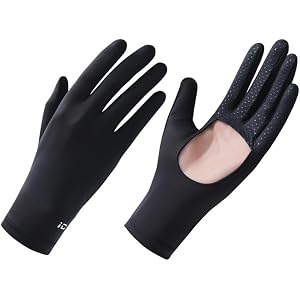 SUJAYU UV Gloves Sun Gloves UPF Gloves, Thin UV Protection Gloves Driving Gloves for Women, Ice Silk Sun Protection Gloves