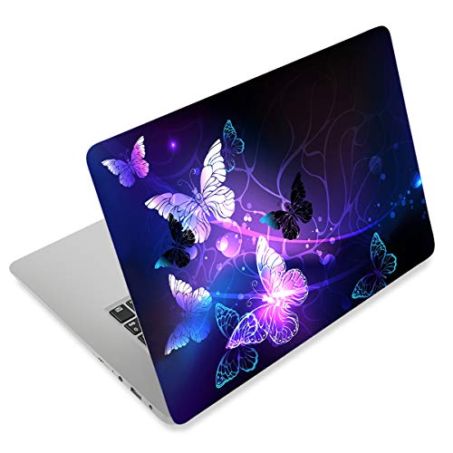 Laptop Skin Sticker Decal,12" 13" 13.3" 14" 15" 15.4" 15.6 inch Laptop Vinyl Skin Sticker Cover Art Decal Protector Protective Notebook PC (Free 2 Wrist Pad Included), Decorative Waterproof Removable