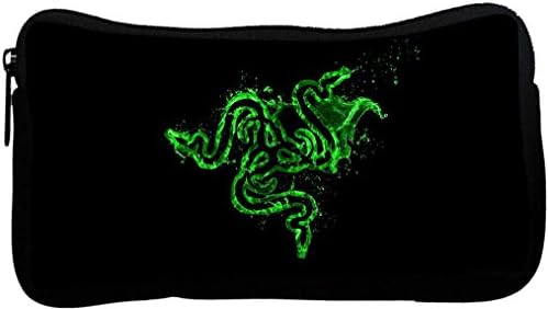 Red Zebra Green Razer Logo Novelty Gift Printed Pencil Clutch
