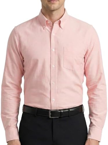 stafford pink dress shirt Men's Pink Stafford Shirts - Men