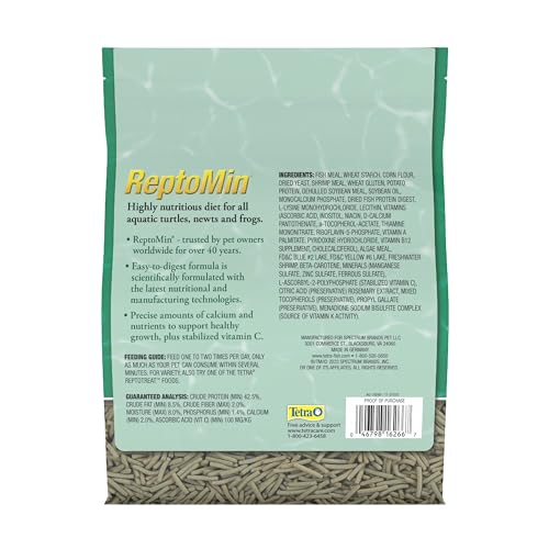 TETRA REPTOMIN FLOATING FOOD STICKS, FOR AQUATIC TURTLES, NEWTS AND FROGS, 2.65 LBS