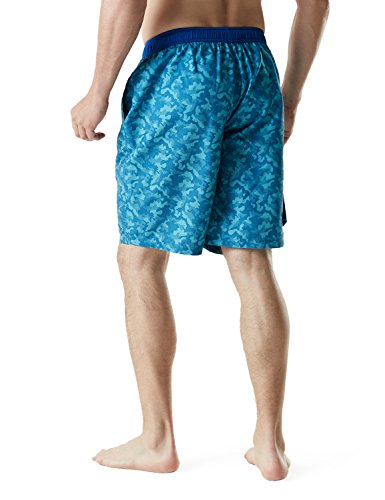 Tesla TM-MSB03-CMB_X-Small Men's Swim Trunks Quick Dry Water Beach Board Shorts MSB03