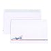 50 Pack DL Envelopes - Self Seal Airmail Envelopes, 4.33 × 8.66 Inches, Perfect for Tri-Folded A4 Paper Brochures, Leaflets, Menus, White