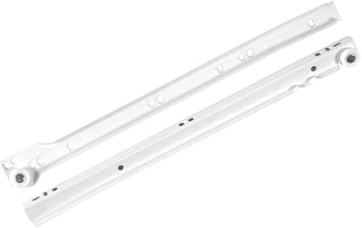 REJS Metal Roller Drawer Slides 450mm Single-Extension Kit 4pc