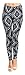 VIV Collection Plus Size Printed Leggings (Black Sapphire)