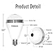 Jbonest 1080P Light Bulb Camera WiFi Panoramic IP Security Surveillance System with IR Motion Detection, Night Vision, Two-Way Audio for Home, Office