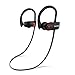 RIEMEX Wireless Headphones Sport with Microphone, Best Sports Earphones Mic IPX7 Waterproof IPX7 HD Stereo Earbuds for Running Workout Gym 8 Hours Battery Noise Cancelling Headsets