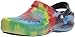 Crocs Unisex Bistro Graphic Clog,Black/Multi,5 US Men / 7 US Women