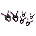 The Original Pink Box PB6CLAMP Spring Clamps, Pink, 6-Piece
