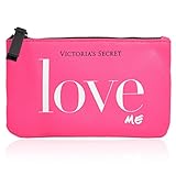 Victoria's Secret Love Me Small Travel Pink Zipper Cosmetic Bag