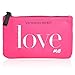 Victoria's Secret Love Me Small Travel Pink Zipper Cosmetic Bag