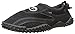 Women's Wave Water Shoes Pool Beach Aqua Socks,Yoga, Exercise (8, Black/Black)