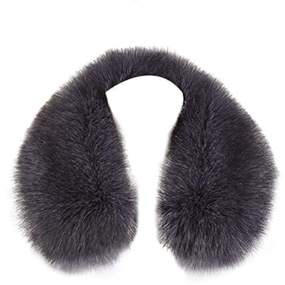 Dikoaina Women's Faux Fur Neck Scarf Wrap Collar One Size Dikoaina Women's Faux Fur Neck Scarf Wrap Collar One Size