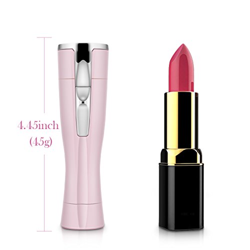 Facial Hair Removal for Women Epilator Painless Electric Upper Lip Hair Remover, Shaver Trimmer Razor on Chin Cheek Armpit Bikini Area for Ladies