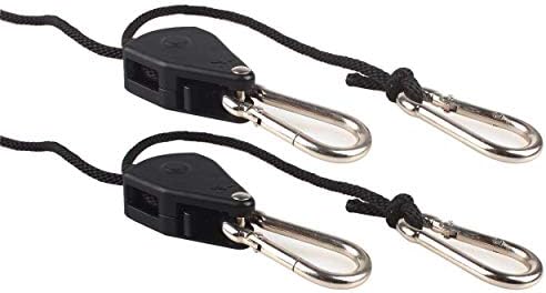 Rope Ratchet Clip Hangers at Wholesale 150lb, 8', Heavy Duty for Grow Lights, Excellent Quality at Low Cost from FGI