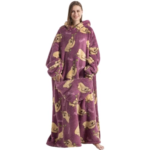 Capecage Sloth Wearable Blanket Hoodie