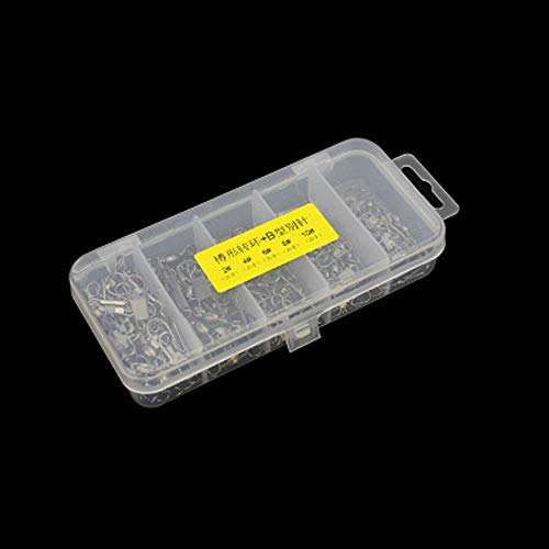 mohito 100 Stück Angeln Connector,Rolling Angel Barrel mit Kugellagerwirbel, Kugellager Edelstahl Lure Stecker für Outdoor Salzwasser,mit Kunststoff Box – Bild 4