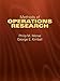 Methods of Operations Research (Dover Books on Computer Science)