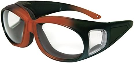 Chef Shades / Onion Goggles Tabiche ORG CLAF with Clear Anti-Fog Lenses and Black/Orange Frames