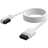 CORSAIR ICUE Link Slim Cable - 600mm Straight To 90 Degree Connector For ICUE Link Ecosystem