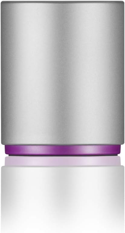 KUNGYO Universal Aluminum Alloy Pen Pot -Elegant Design Pencil Holder Stationery Storage Organizer-Metal Brush Vase Cup (Purple)