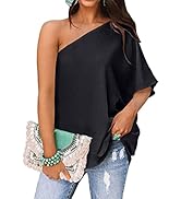 MIHOLL Womens Sexy Off Shoulder Short Sleeve Casual Summer Tops Shirts Blouse