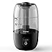 iTvanila Ultrasonic Cool Mist Humidifier,Humidifiers for Bedroom Baies Air Humidifier 2.7L Water Tank, Auto-Off,Lasts to 12-28 Hours (Grey)