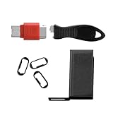 Kensington USB Port Lock with Cable Guard, Rectangular, K67719US