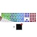 Keyboard Cover Compatible 2017 2018 New Apple Magic Keyboard with Numeric Keypad US Layout MQ052LL/A and A1843-Rainbow