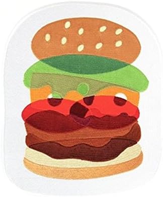 Rad Look Embroidered Back Patches (Burger)