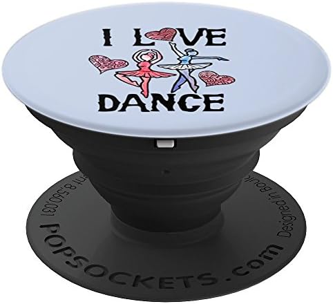 I love dance design dancers - PopSockets Grip and Stand for Phones and Tablets