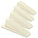 Home Premium Door Stoppers for Bottom of Door, Rubber Door Stop Wedge (4 Pack, White)