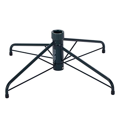 Home Heritage 26 Inch Wide 1-1.5 Inch Diameter Pole Steel Folding Artificial Christmas Tree Stand Base