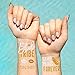 xo, Fetti 32 Bride Tribe Metallic Tattoos | Bachelorette Party Decorations, Bridesmaid Favor + Bride to Be