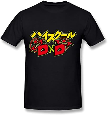 Shuynole Men Highschool DxD Customized Regular Size XL Color Black T-Shirt