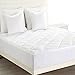 Utopia Bedding Full Mattress Pad, Quilted Fitted Premium Mattress Protector, Deep Pocket Cover Stretches up to 16 Inches, Fluffy Pillow Topper (54x75 Inches, White)